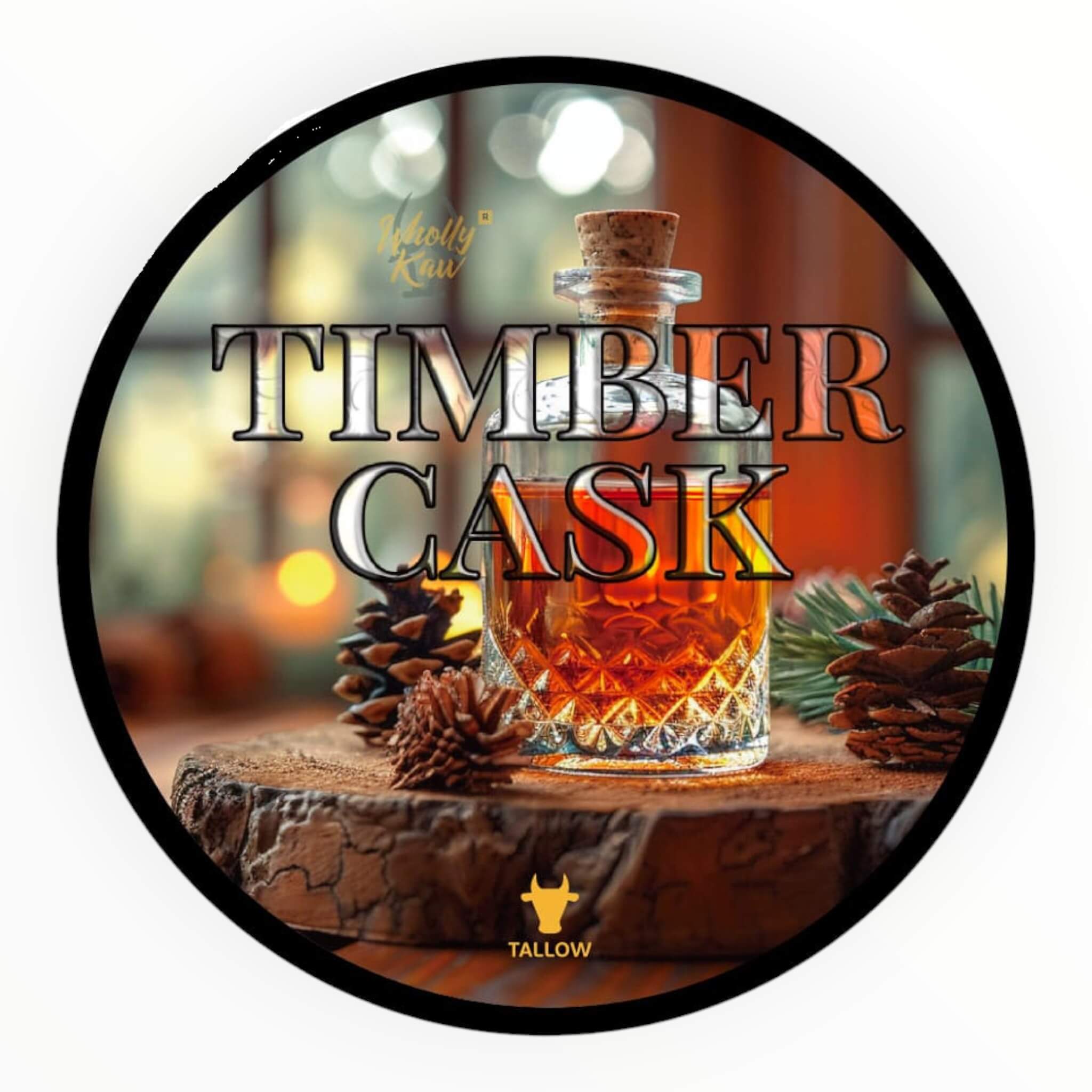 Shaving Soap, Timber Cask crème fraîche, 165 g.