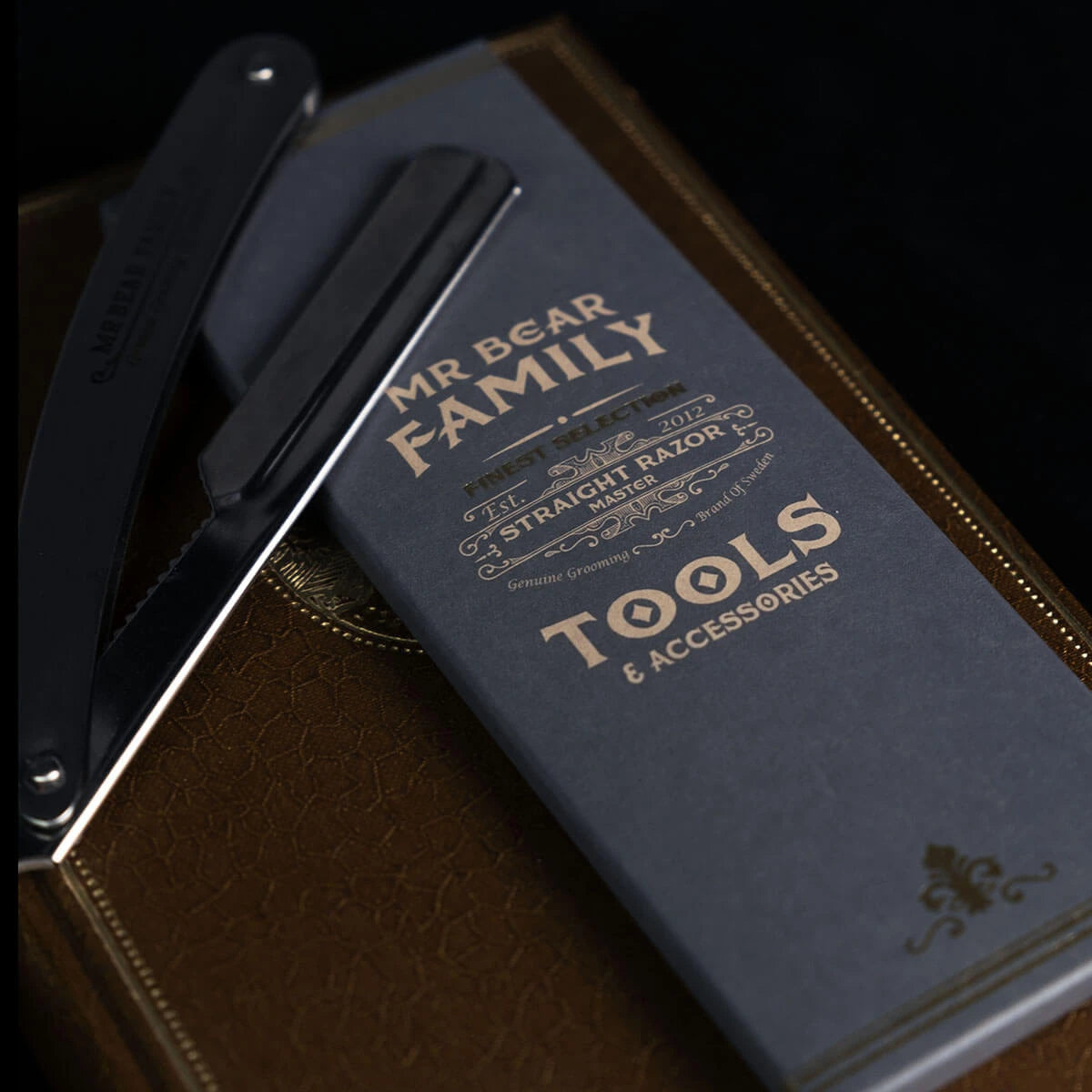 Straight Razor for interchangeable blades, Stainless steel
