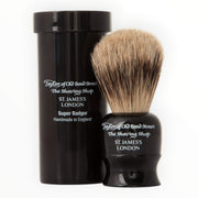 Travel brush in tube, Super Badger, Black