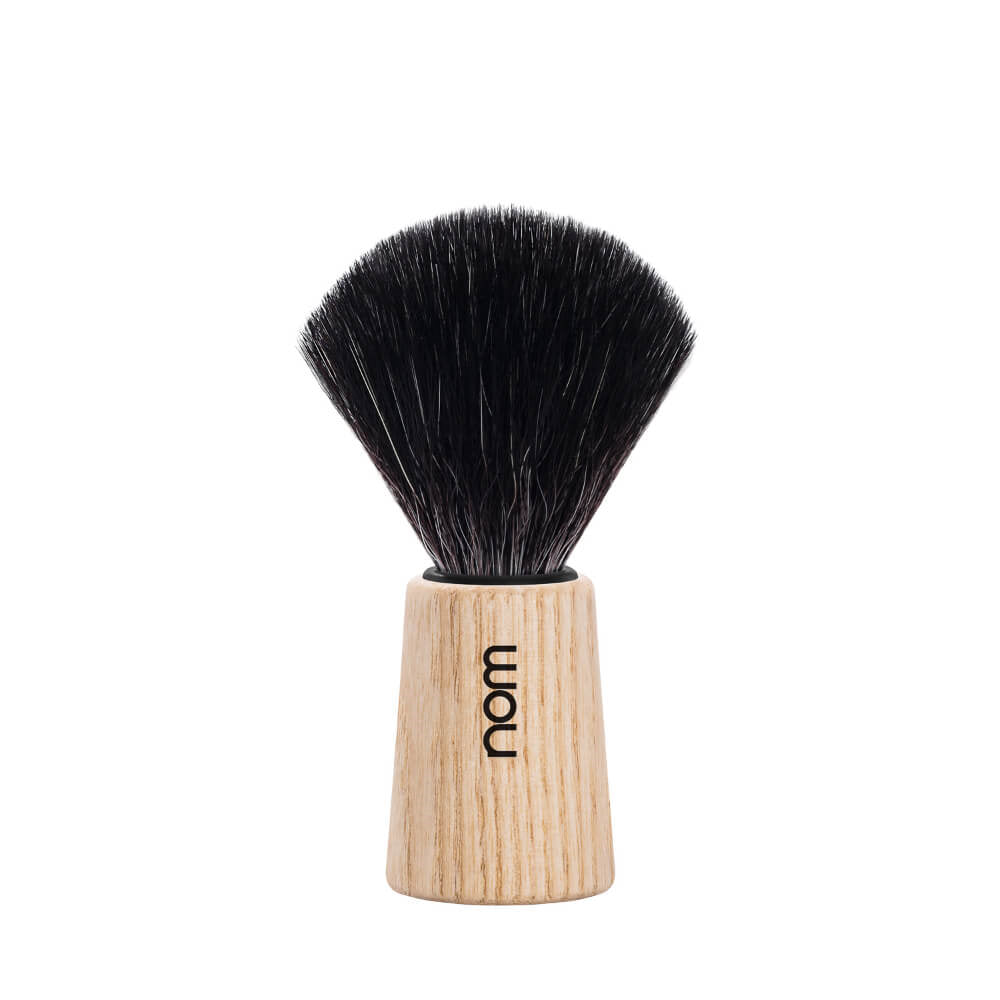 Shaving Brush, THEO, Black Fibre, Pure Ash