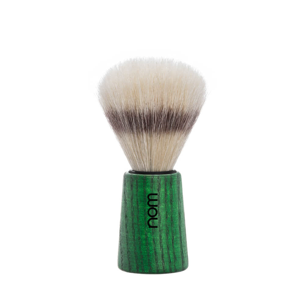 Shaving Brush, THEO, Natural Bristle, Green Ash