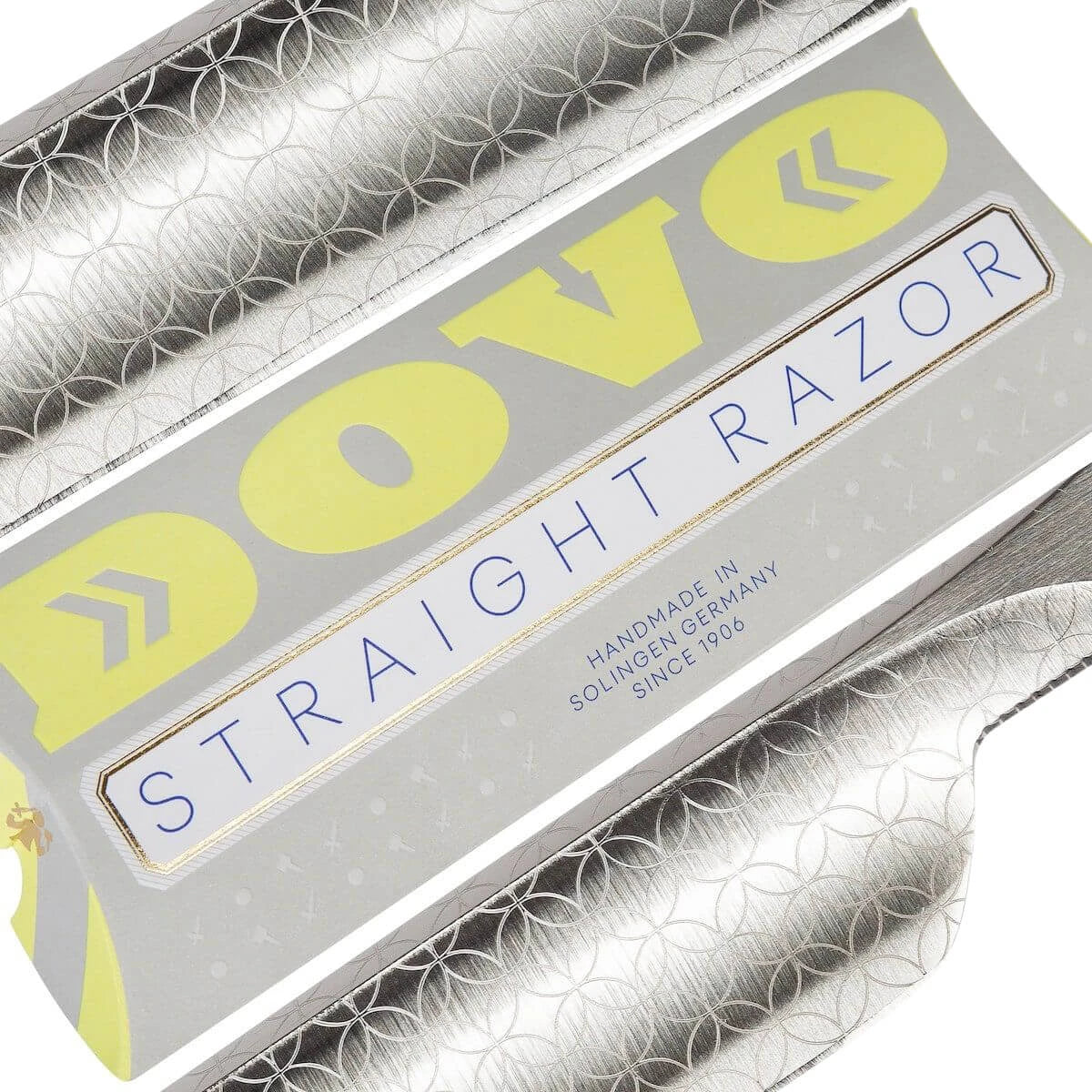 Straight Razor 5/8, Square point, Round, Blue Acrylic