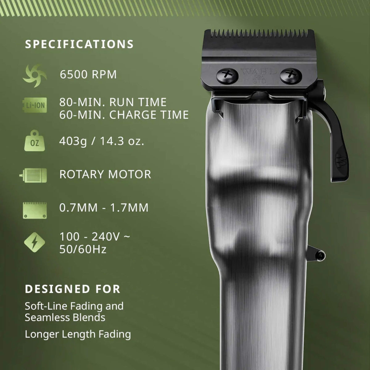 Cordless Legend+, Limited Edition, Olive Green